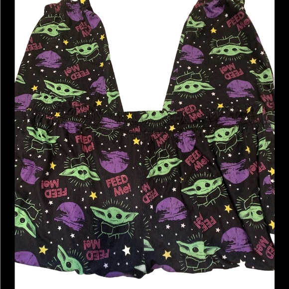 Star Wars Baby Yoda Feed Me WOMENS PJ/Lounge Pants Soft Size 3X - Picture 3 of 5